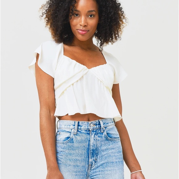 Frame White Ruffle Blouse - Picture 10 of 12